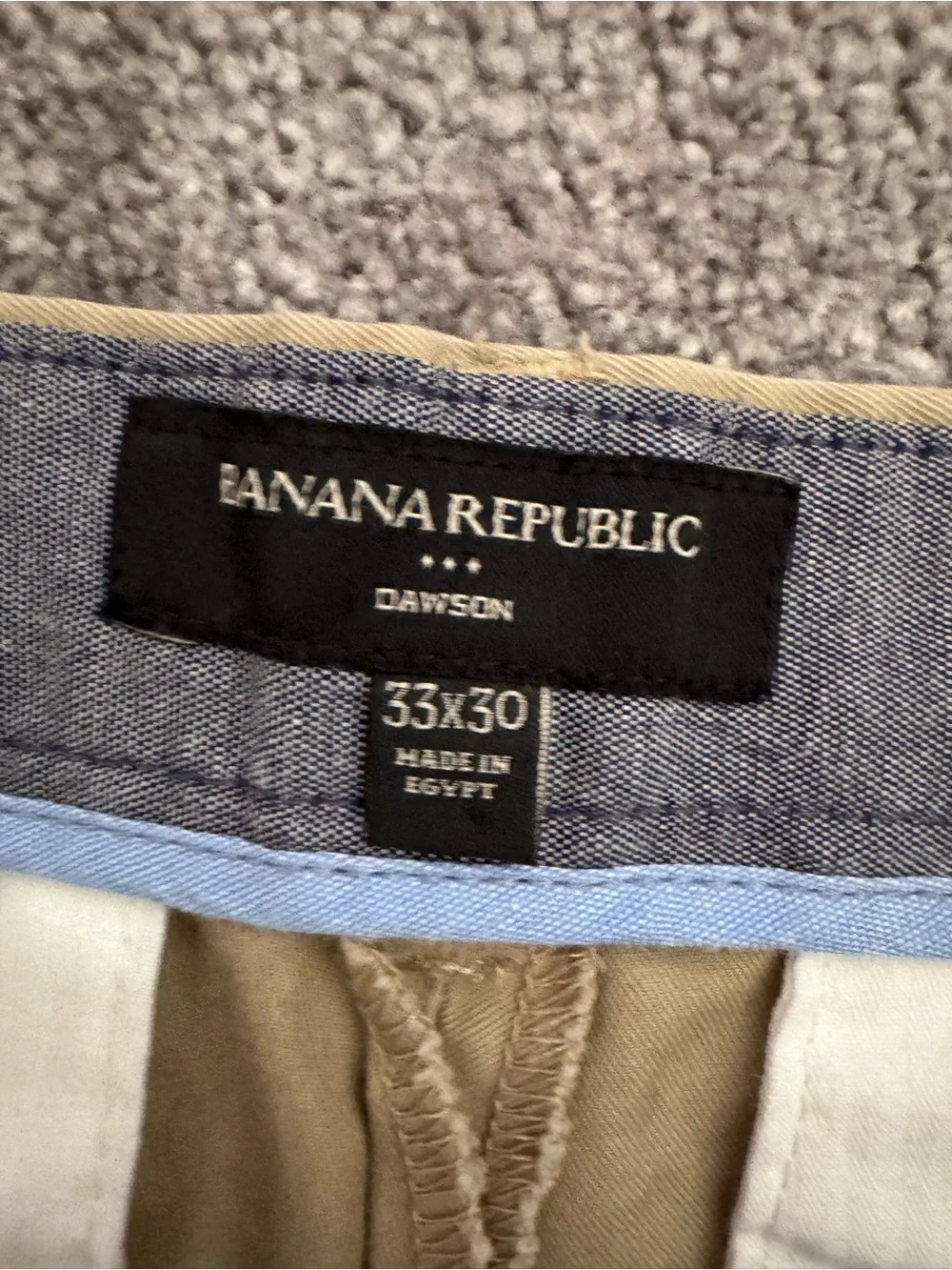 Banana Republic Tan Chino Pants